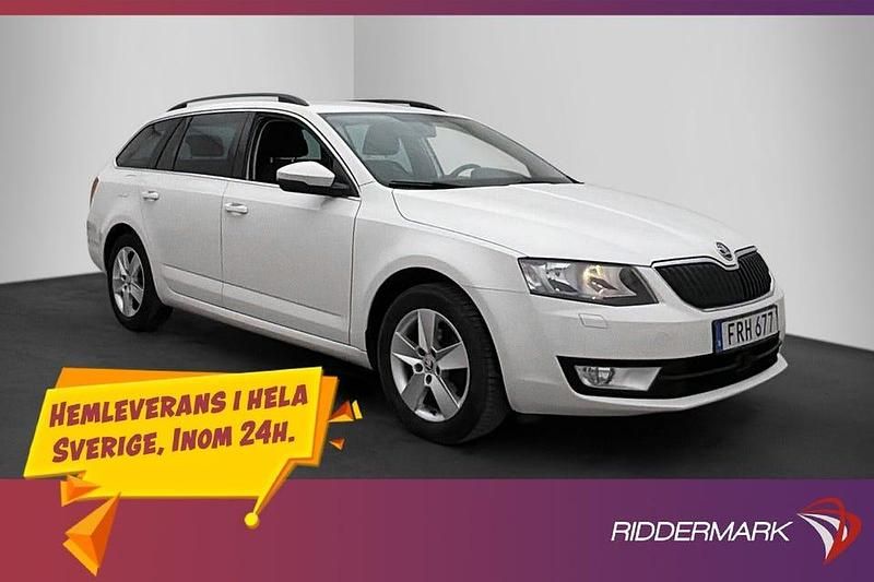 Begagnad Skoda Octavia Ambition 110 HK (80 kW) 2016 Vit Halvkombi