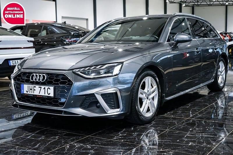 Grå Begagnad 2019 Audi A4 S-Line Kombi | 279 500 kr (Lite dyr) - Bild 1/4