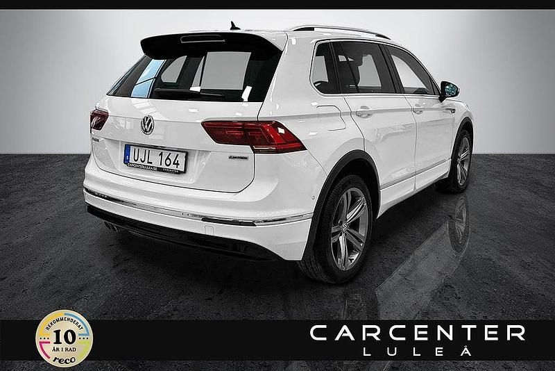 Begagnad VW Tiguan R-line 190 HK (139 kW) 2018 Vit SUV