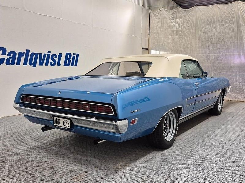 Begagnad Ford Torino 290 HK (213 kW) 1971 Ljusblå metallic Cab