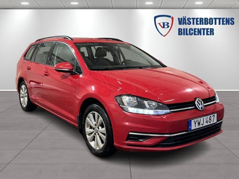 Röd Begagnad 2019 VW Golf VII Kombi | 129 900 kr (Bra pris) - Bild 1/4