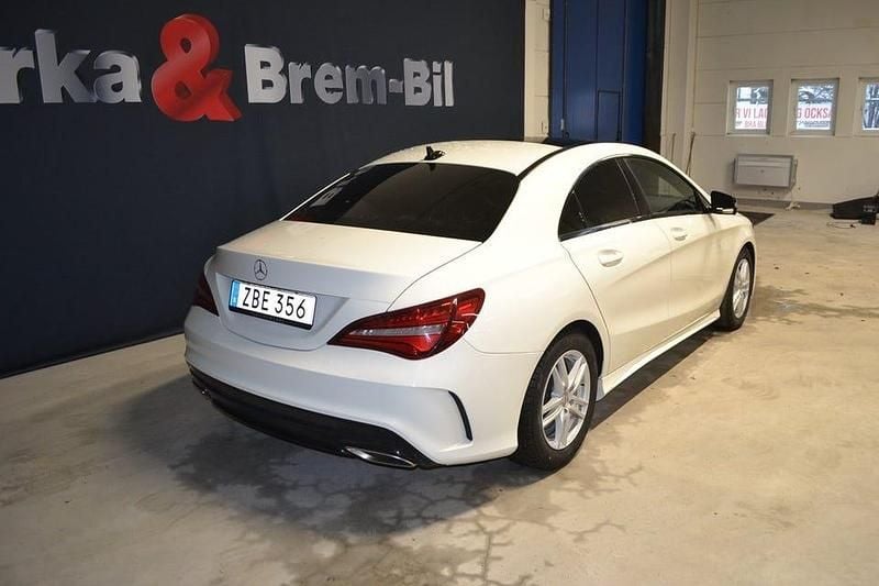 Begagnad Mercedes CLA200 AMG 156 HK (114 kW) 2017 Vit Sportkupé