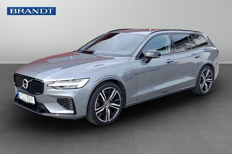 Grå Begagnad 2021 Volvo V60 R-Design Kombi | 379 900 kr (Marknadspris) - Bild 1/4