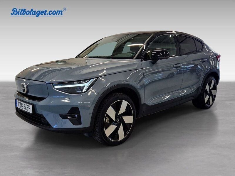 Grå Begagnad 2023 Volvo EC40 Ultimate SUV | 459 500 kr (Marknadspris) - Bild 1/3