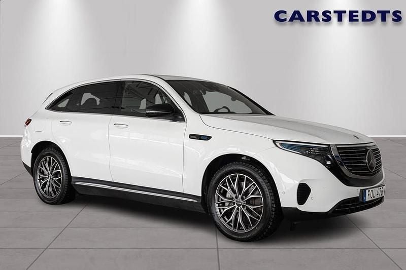 Vit Begagnad 2020 Mercedes EQC400 SUV | 499 900 kr (Dyr) - Bild 1/4