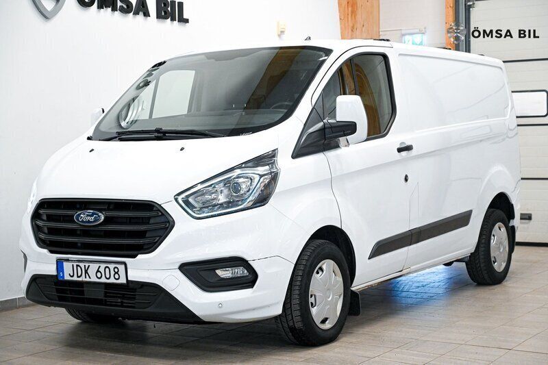 Vit Begagnad 2020 Ford Transit Custom Van | 138 800 kr (Superpris) - Bild 1/4