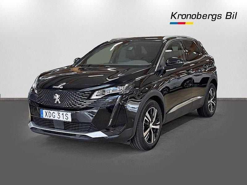 Svart Begagnad 2023 Peugeot 3008 GT SUV | 294 500 kr (Marknadspris) - Bild 1/4