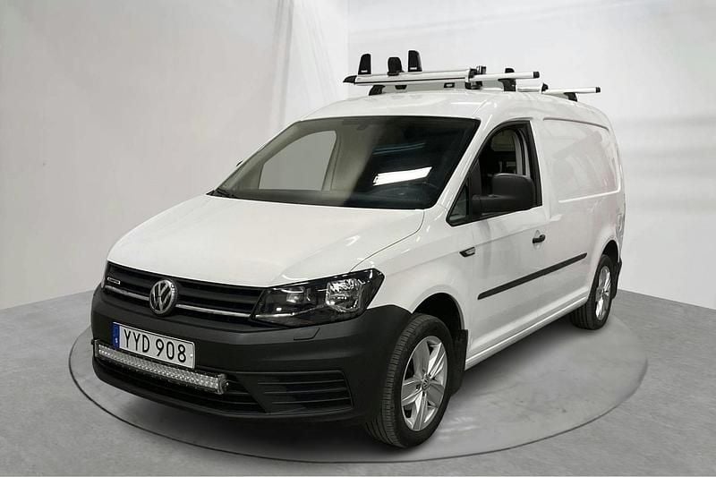 Vit Begagnad 2019 VW Caddy Maxi Minibuss | 130 000 kr (Superpris) - Bild 1/4