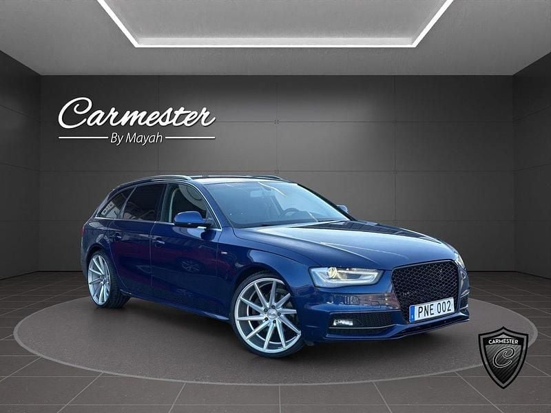 Blå Begagnad 2015 Audi A4 S-Line Kombi | 149 990 kr (Marknadspris) - Bild 1/4
