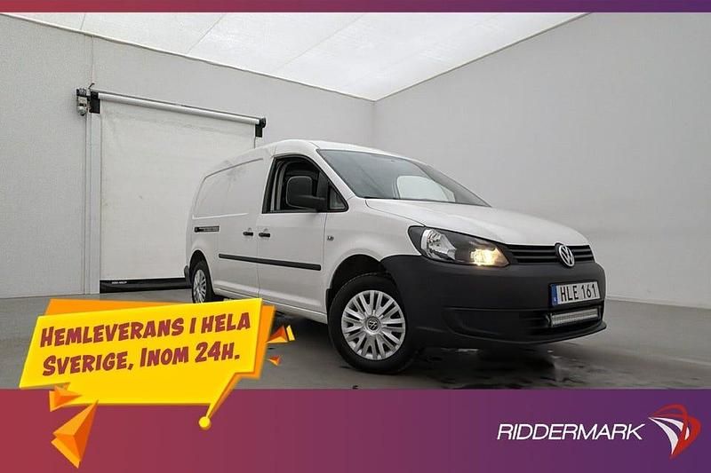 Vit Begagnad 2015 VW Caddy Maxi Minibuss | 94 800 kr (Marknadspris) - Bild 1/3