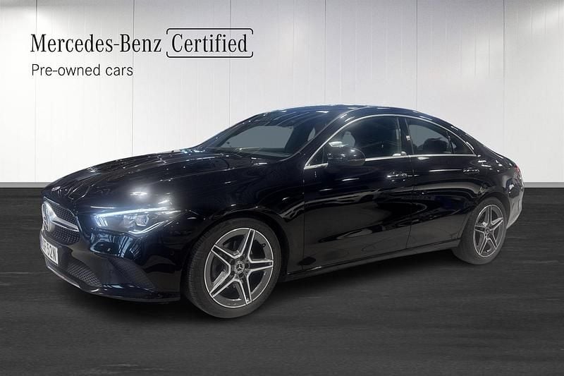 Begagnad Mercedes CLA200 150 HK (110 kW) 2021 Svart Sedan