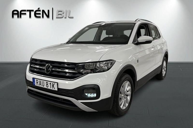 Vit Begagnad 2023 VW T-Cross SUV | 209 800 kr (Marknadspris) - Bild 1/4