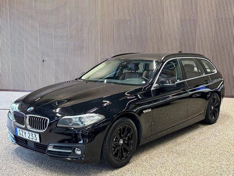 Begagnad BMW 520 190 HK (139 kW) 2016 Svart Kombi