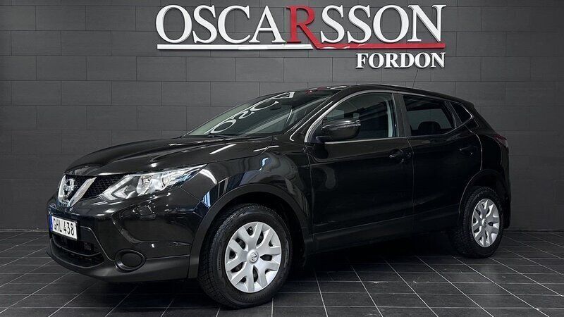 Svart Begagnad 2016 Nissan Qashqai SUV | 109 900 kr (Marknadspris) - Bild 1/4