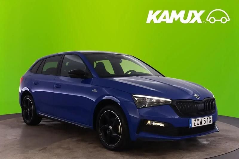 Begagnad Skoda Scala Monte Carlo 110 HK (80 kW) 2022 Blå Halvkombi