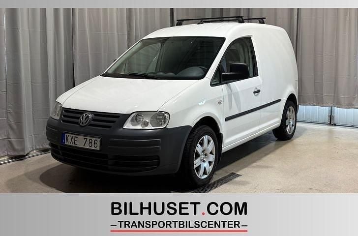 Vit Begagnad 2010 VW Caddy Minibuss | 49 000 kr (Marknadspris) - Bild 1/4