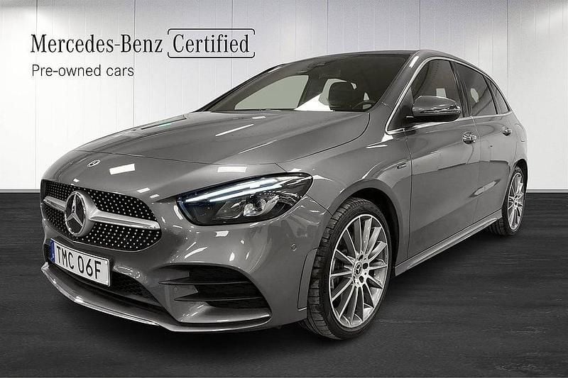 Begagnad Mercedes B250e Premium 160 HK (117 kW) 2021 Grå Minibuss