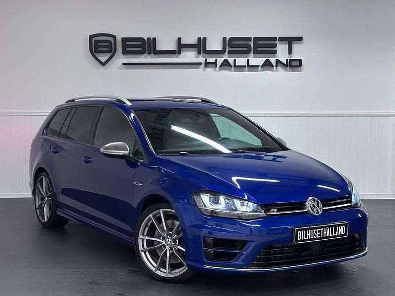 Blå Begagnad 2016 VW Golf VII R Kombi | 239 900 kr (Marknadspris) - Bild 1/4