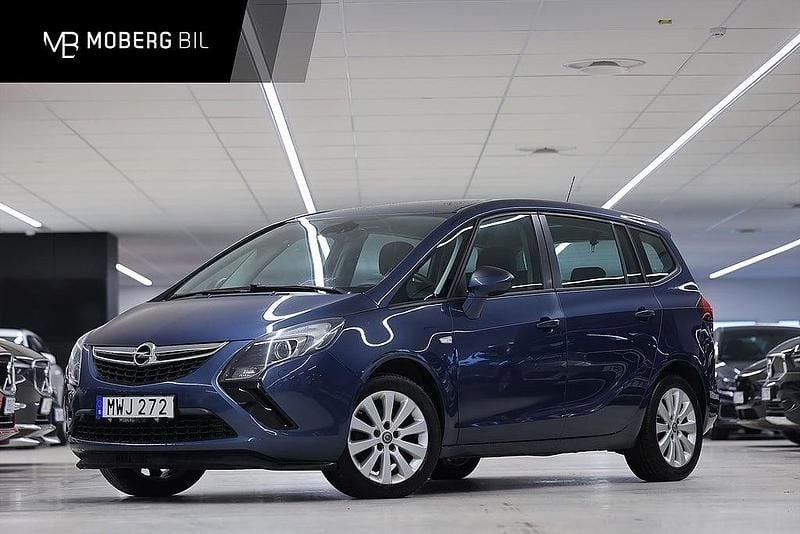 Begagnad Opel Zafira Tourer Enjoy 140 HK (102 kW) 2015 Blå Minibuss