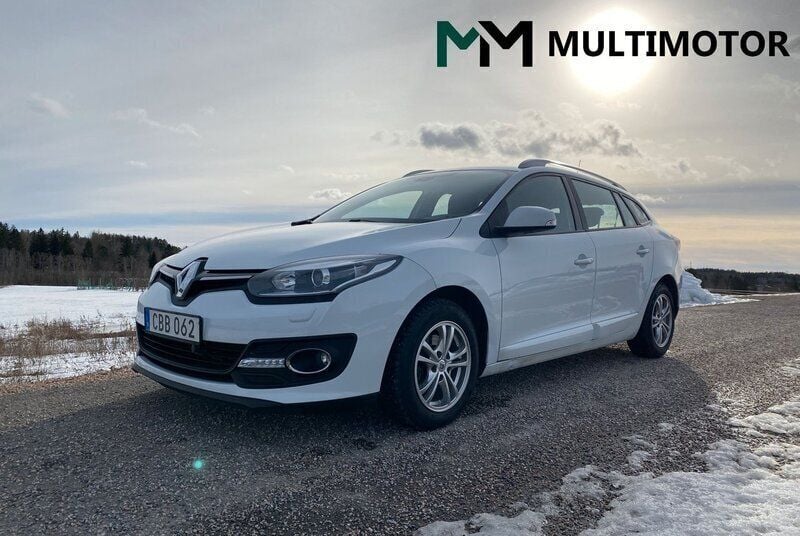 Vit Begagnad 2014 Renault Mégane GrandTour Kombi | 79 500 kr (Dyr) - Bild 1/4