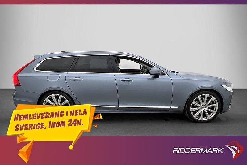 Begagnad Volvo V90 Inscription 303 HK (222 kW) 2020 Blå Kombi
