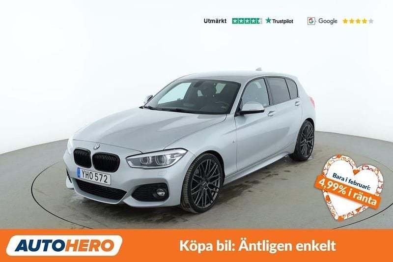 Begagnad BMW 118 M Sport 151 HK (111 kW) 2016 Silver Halvkombi