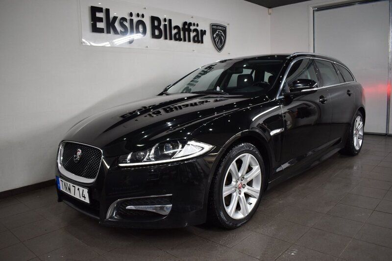 Svart Begagnad 2015 Jaguar XF Sportbrake Kombi | 149 500 kr (Marknadspris) - Bild 1/4