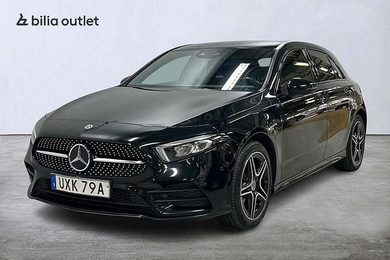 Svart Begagnad 2020 Mercedes A250 AMG Halvkombi | 249 900 kr (Marknadspris) - Bild 1/3