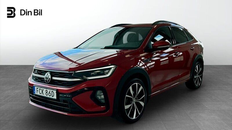 Röd Begagnad 2021 VW Taigo R-line SUV | 259 900 kr (Marknadspris) - Bild 1/4