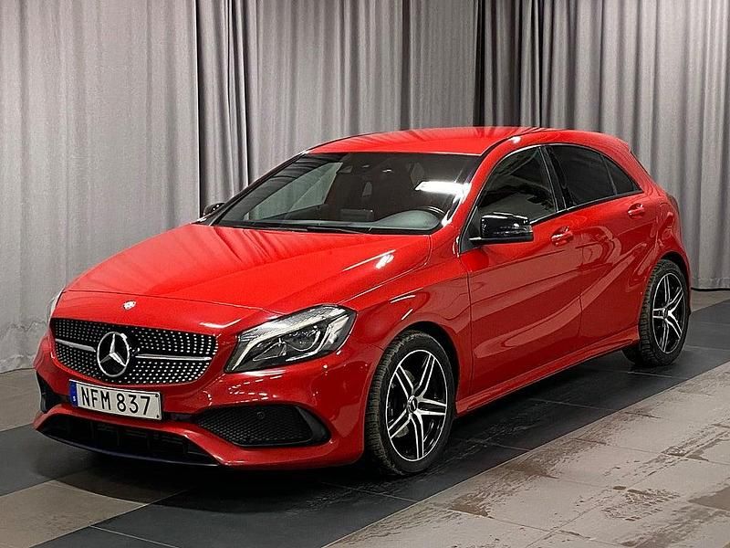 Begagnad Mercedes A180 AMG 109 HK (80 kW) 2016 Röd Halvkombi