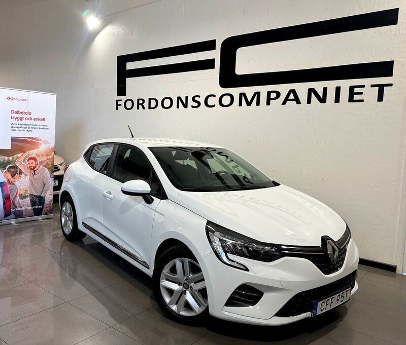 Vit Begagnad 2022 Renault Clio V Zen Halvkombi | 115 000 kr (Marknadspris) - Bild 1/4