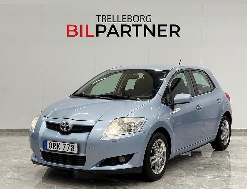 Blå Begagnad 2007 Toyota Auris Halvkombi | 24 900 kr (Bra pris) - Bild 1/4