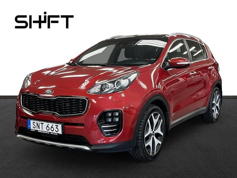 Röd Begagnad 2016 Kia Sportage GT-Line SUV | 179 900 kr (Marknadspris) - Bild 1/4