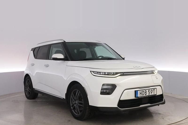 Vit Begagnad 2021 Kia Soul SUV | 209 000 kr - Bild 1/4