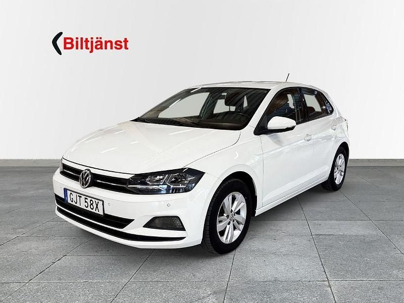 Vit Begagnad 2019 VW Polo Halvkombi | 149 000 kr (Marknadspris) - Bild 1/4