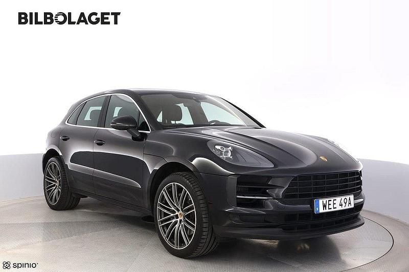 Svart Begagnad 2019 Porsche Macan S SUV | 449 800 kr (Marknadspris) - Bild 1/4