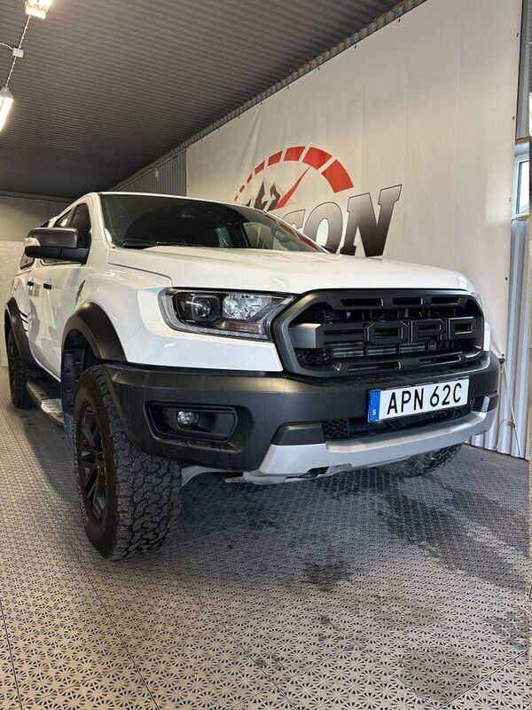 Vit Begagnad 2021 Ford Ranger Raptor Pickup | 469 900 kr (Marknadspris) - Bild 1/4