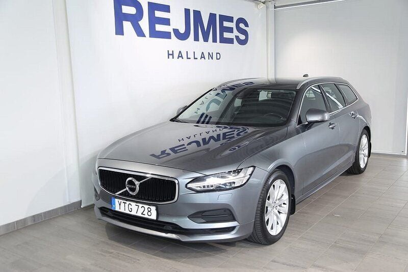 Grå Begagnad 2018 Volvo V90 Momentum Kombi | 239 500 kr (Marknadspris) - Bild 1/4