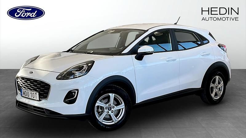 Frozen white Begagnad 2023 Ford Puma Trend SUV | 219 900 kr - Bild 1/4