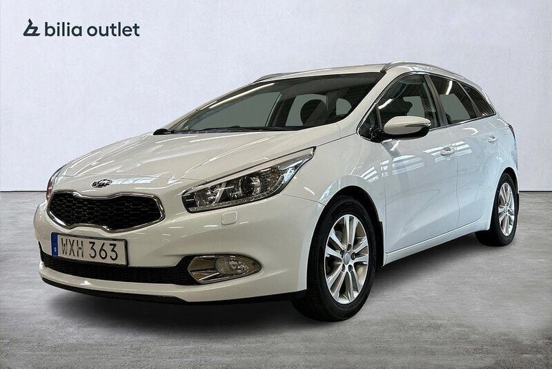 Vit Begagnad 2013 Kia Ceed Sportswagon Comfort Kombi | 69 900 kr (Bra pris) - Bild 1/3
