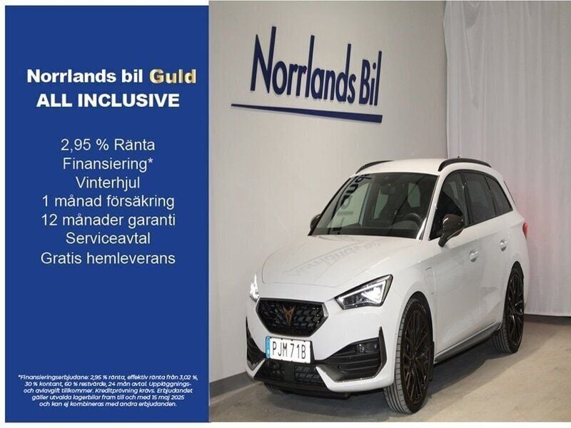 Vit Begagnad 2023 Cupra Leon VZ Kombi | 414 900 kr - Bild 1/4