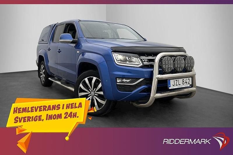 Blå Begagnad 2017 VW Amarok Pickup | 289 800 kr (Marknadspris) - Bild 1/3