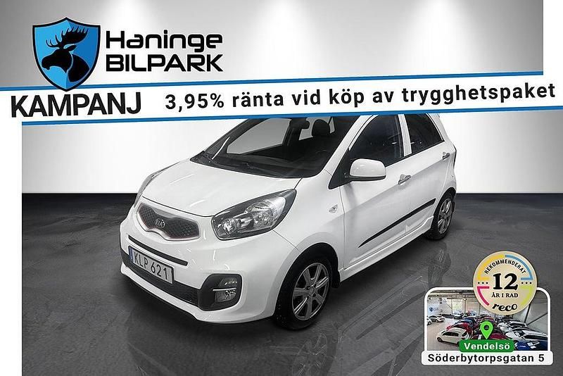 Vit Begagnad 2014 Kia Picanto Halvkombi | 99 995 kr (Marknadspris) - Bild 1/2