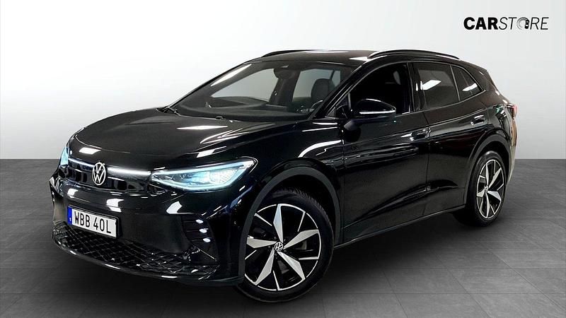 Svart (black) Begagnad 2023 VW ID.4 GTX SUV | 414 900 kr (Lite dyr) - Bild 1/4