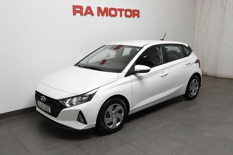 Vit Begagnad 2022 Hyundai i20 Edition Halvkombi | 159 800 kr (Lite dyr) - Bild 1/3