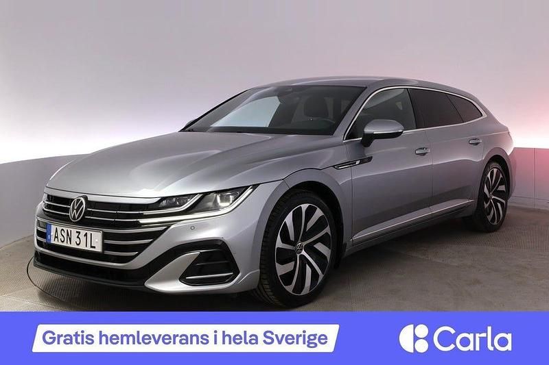Silver Begagnad 2021 VW Arteon R-line Kombi | 283 900 kr (Marknadspris) - Bild 1/4