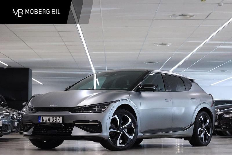 Grå Begagnad 2022 Kia EV6 3 SUV | 429 900 kr - Bild 1/3