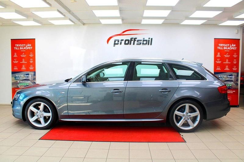 Grå Begagnad 2014 Audi A4 S-Line Kombi | 104 900 kr (Marknadspris) - Bild 1/4