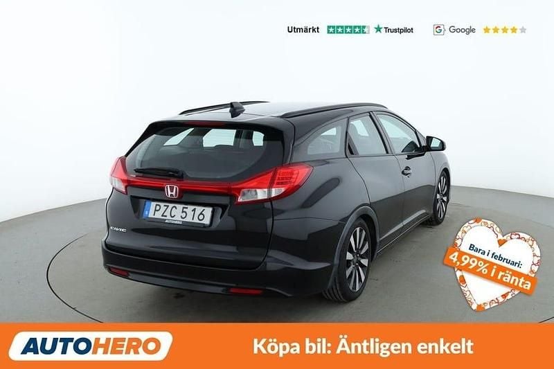 Begagnad Honda Civic Elegance 143 HK (105 kW) 2015 Svart Kombi