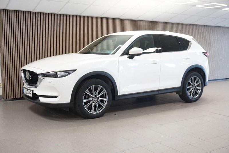 Vit Begagnad 2020 Mazda CX-5 SUV | 359 700 kr (Lite dyr) - Bild 1/4